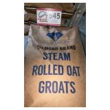 Lacrosse Brand steam rolled oat groats 50