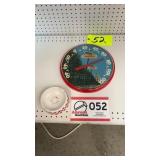 DeKalb thermometer and Parina dog chow ashtray