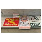 Signs; Corn, Chow, Seeds