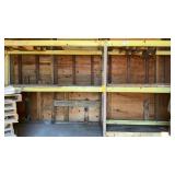 Pallet racking two sections