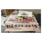 Hamilton co-op banner 36 x 36' and grain bag-2