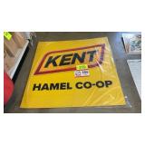 KENT HAMEL COOP metal SIGNAGE-3' 10' x 3' 10'