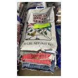 Wild bird seed, 20 pound bags-7