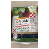Purina organic layer pellets.  4 bags.