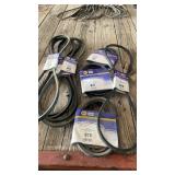 NAPA belts B66-5, B75-1, B71-2, B68-1