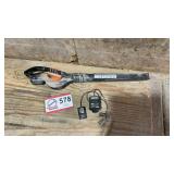 Battery operated leaf blower