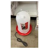 Heater base-2, live trap-1, heated poultry waterer