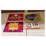 Purina metal signs 7 x 11'