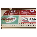 Purita metal signs7 x 11' -3