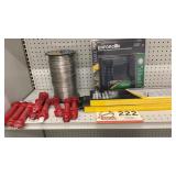 Electric fencing handles, electric fence wire,