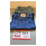Levi and Lee 44 x 30 jeans