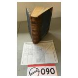 History of McCuin County book and Staunton map