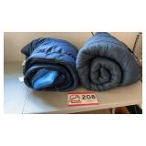 Sleeping bags-2. 33 x 75 and 33 x 81