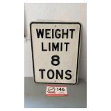 Weight limit 8 tons 18 x 24'