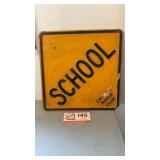 School sign 24 x 24'