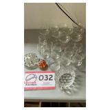 Glassware, candy dish,etc