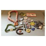 Election of pins, pocket knife, keychains, etc