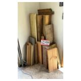 Wood pile: 6 x 6x4  (4}, 4 x 4 x 4Ft (4), misc