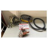 Foot pump & hinges, bunge cord