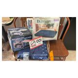 Air bed w/ Inflater & Camping cards