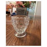 Clear glass cup