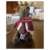 Stuffed Christmas teddy bear