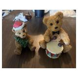 Christmas teddy bear figurines