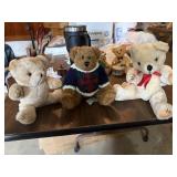 Stuffed Christmas teddy bear lot
