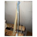 Wooden poles