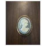 Small brooch inside of keepsake box