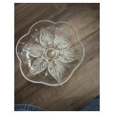 This vintage Anchor Hocking clear glass bowl
