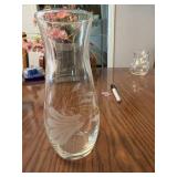This Cameo Crystal hand-cut vase from Turkey