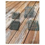 Four bird feeders