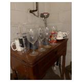 17 glass cups