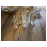 These items appear to be vintage glass candy