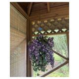 This lot has three ornamental hanging plants