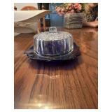 This Imperial Glass Company butter dish features