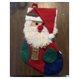 Santa Christmas tree stocking