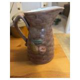 Glass water pitcher