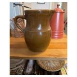 Vintage glass pitcher