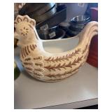 Glass chicken holder thing