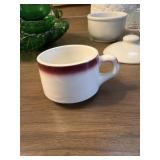 This vintage Buffalo China restaurantware coffee