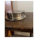Coaster set with holder