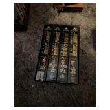 Movies tapes, and two cabinets