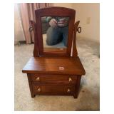 Small antique jewelry, chest or doll dresser