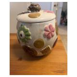 Glass cookie container