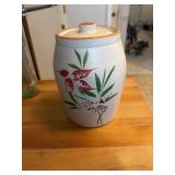 Glass cookie container