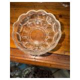 Crystal round bowl