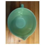 Teal green grass bowl