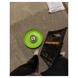 Fruit dish, and a metal wall hanger